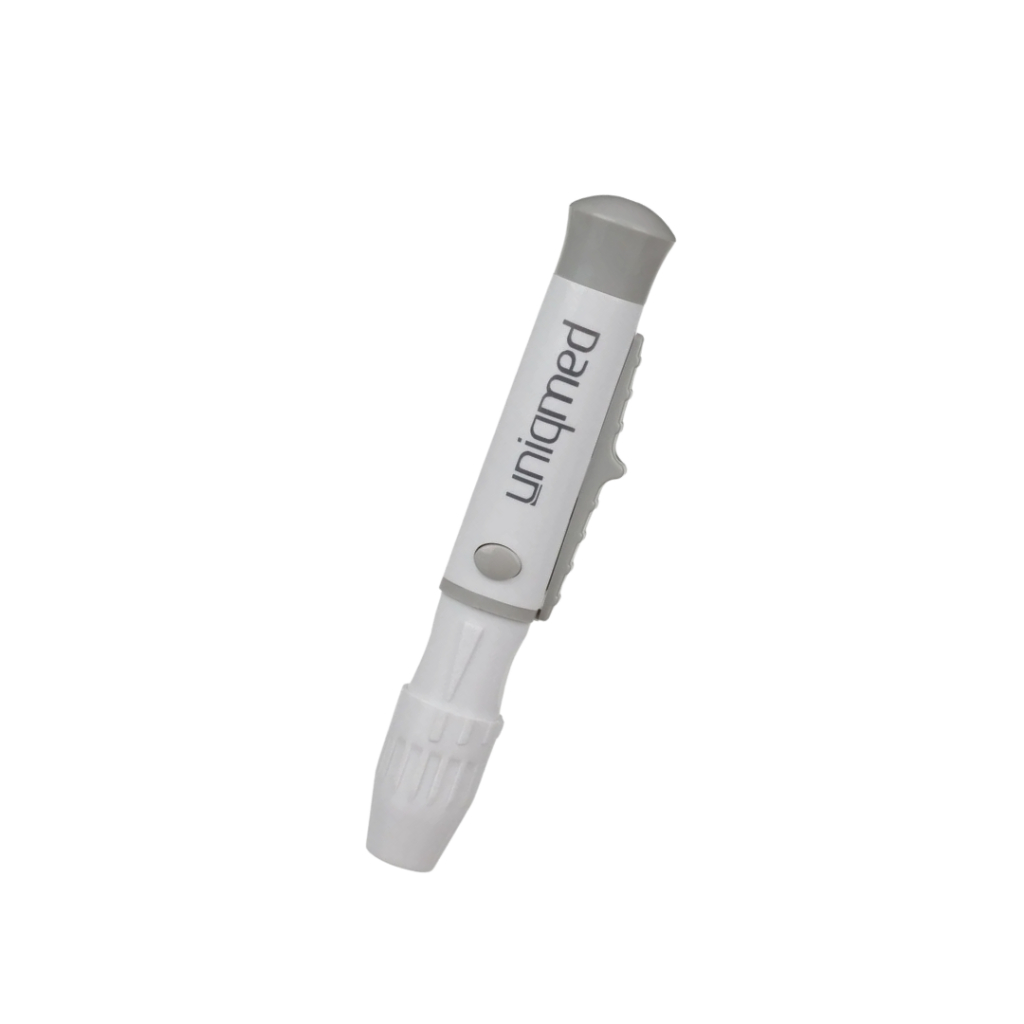 Caneta Lancetadora Uniqmed Universal – Para Teste de Glicemia | Compatível com Lancetas em Oferta na Shopee