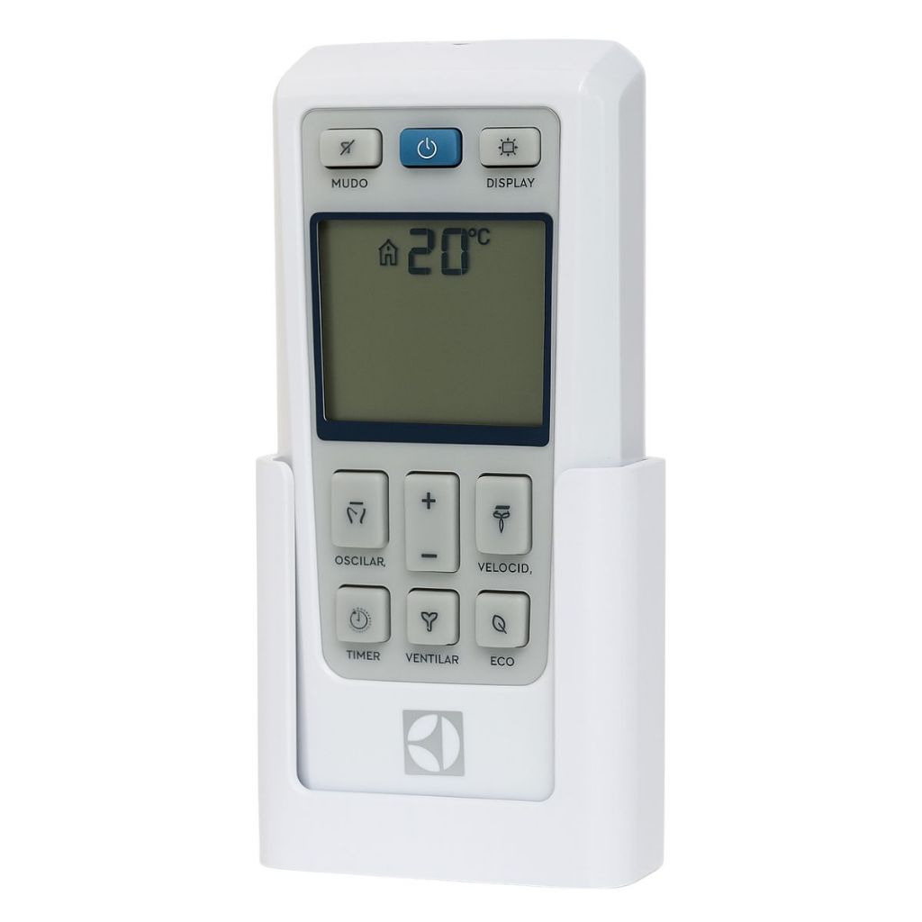 Suporte Base Porta Controle Encaixe Controle Electrolux Ar Condicionado Suporte Parede Branco