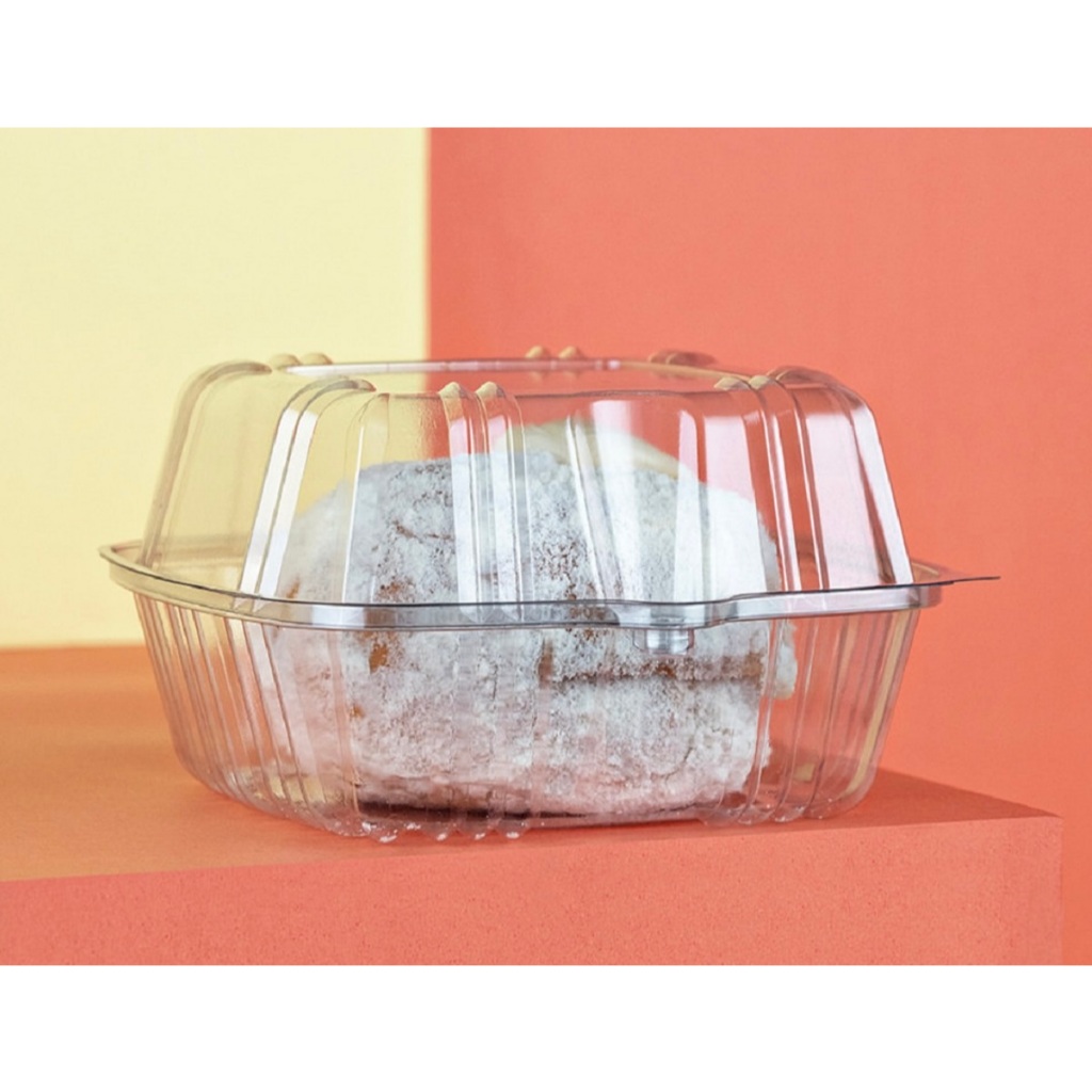 Caixa Embalagem Hamburgueira Pet Para Lanches Doces Padaria GA12 Galvanotek Premium Delivey