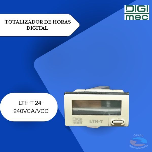 Lth-t Totalizador Horas Digitais 24-240vca/vcc Digimec