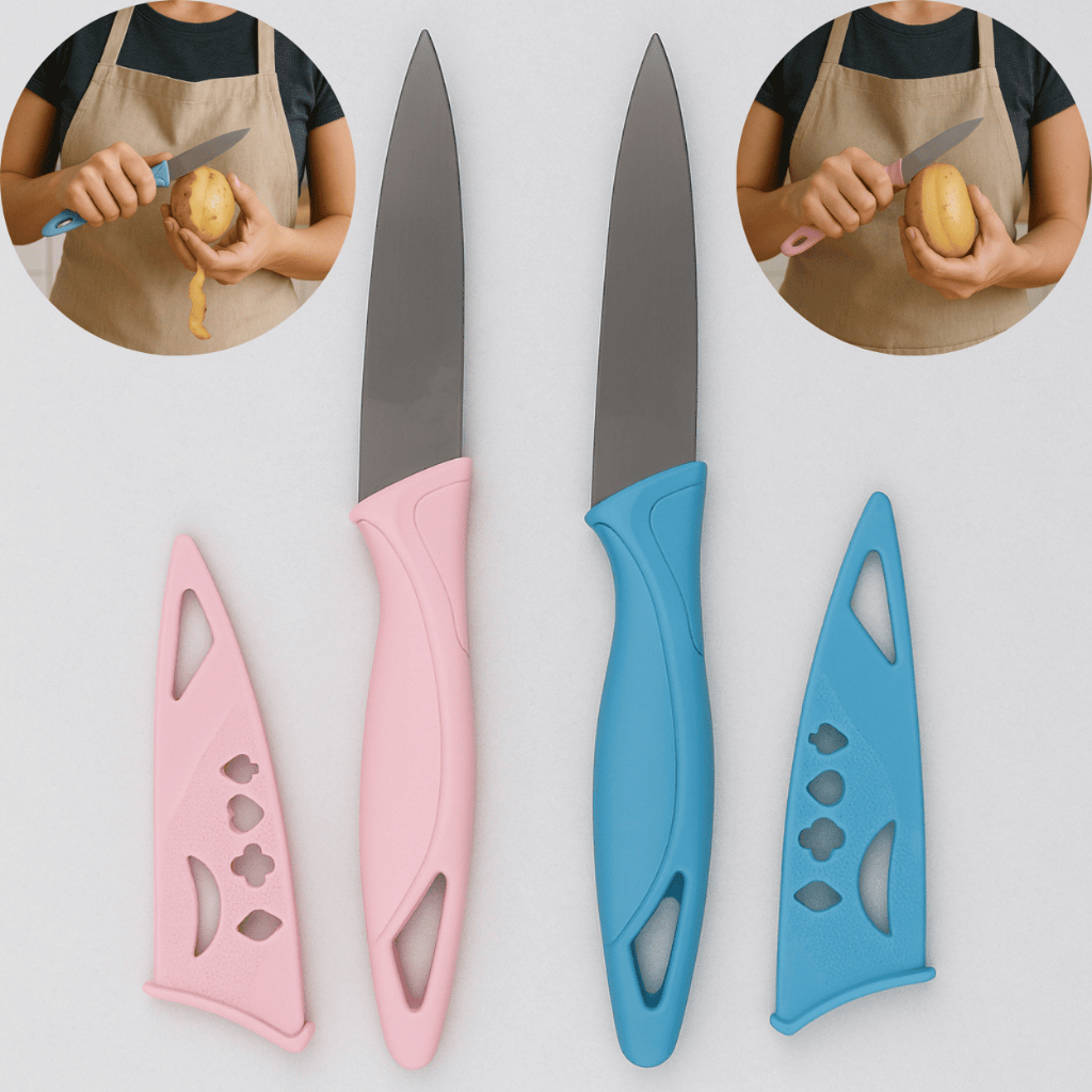 Faca Multiuso Profissional Cozinha P/ Descascar e Cortar Legumes Frutas Batata