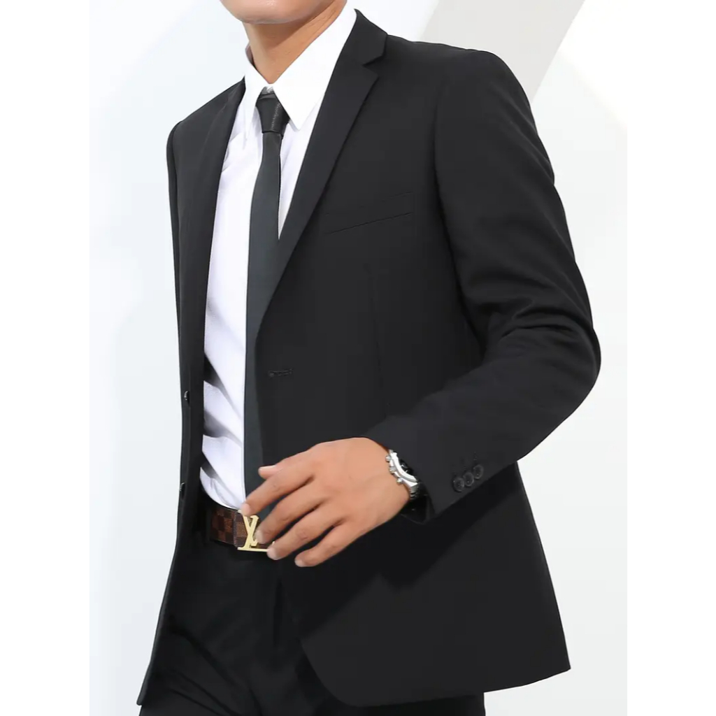 Blazer Masculino Slim Social Festa Casamento Microfibra Premium 2 Botões