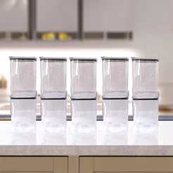 10 potes de 1,1 litros potes herméticos organização alimentos e cozinha