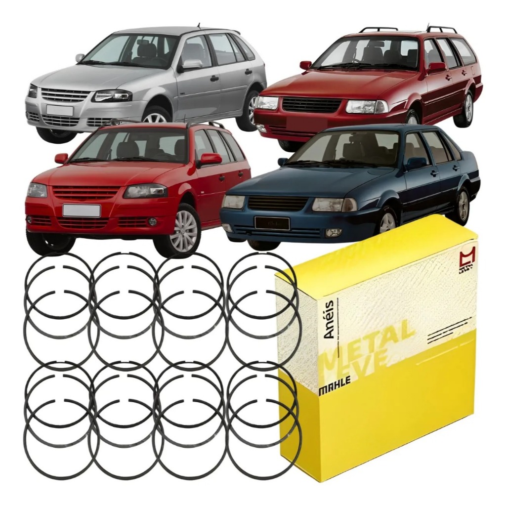 Jogo Anéis Pistão Standard Gol Saveiro Quantum Santana em Oferta na Shopee