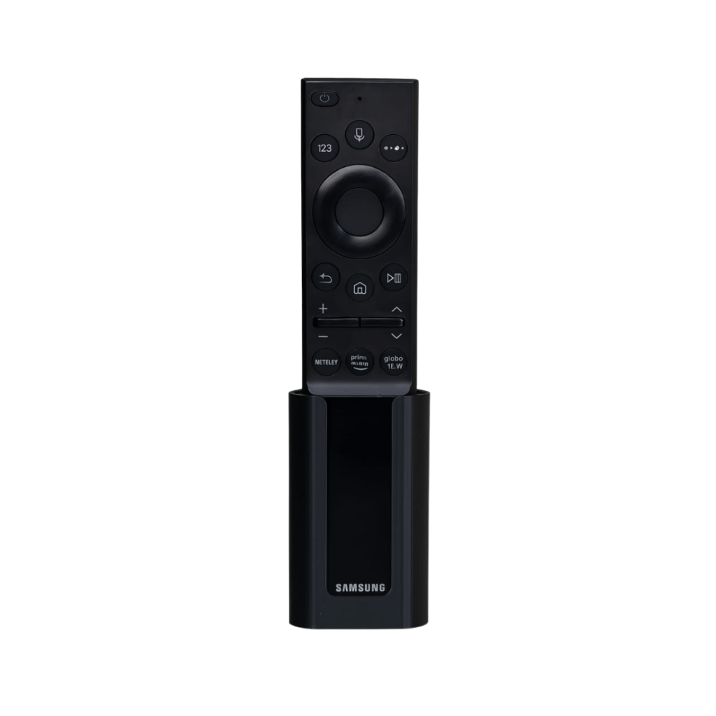 Porta Controle Suporte Parede Controle TV Samsung bn5901363d Au7700 Au8000 Preto