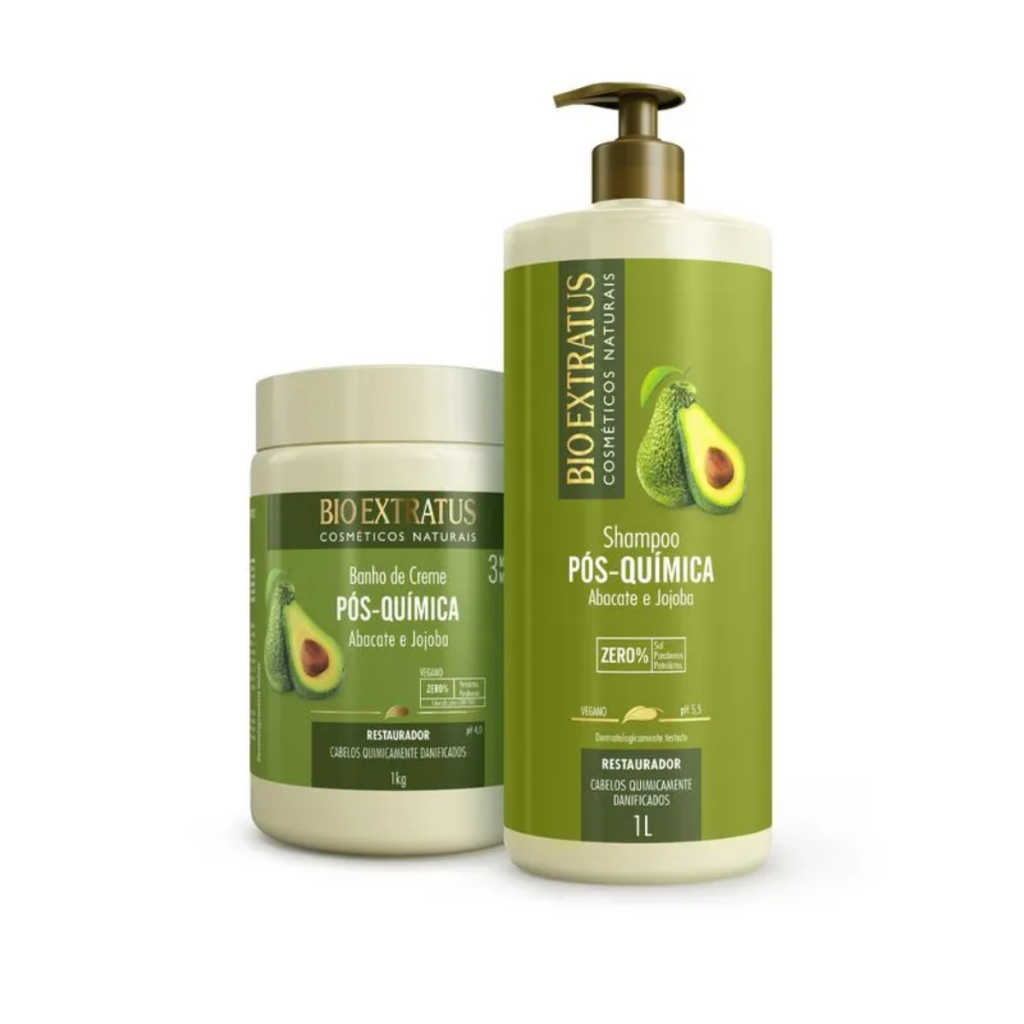 Kit Bio Extratus Pós Quimica Shampoo + Mascara 1Kg
