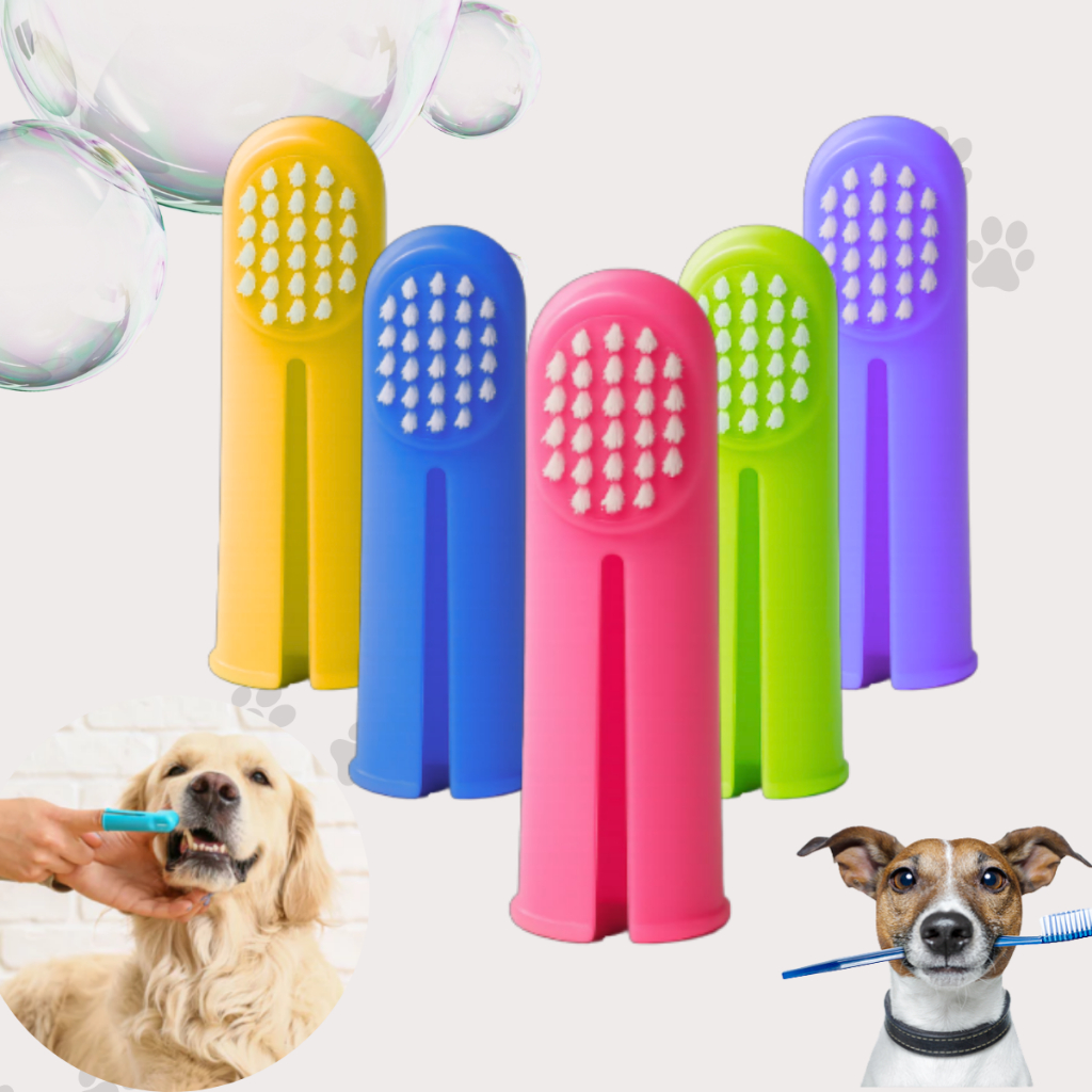 Dedeira para Limpeza Dental Pet Clean para Cães e Gatos