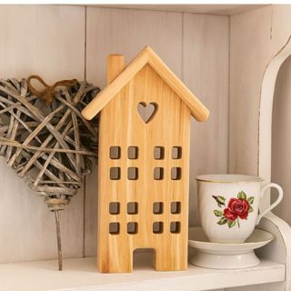 Casinha em Madeira Pinus – Estilo Farmhouse Decoração Festas Casa Jardim Quarto de Bebê em Oferta na Shopee