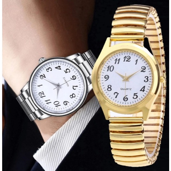 Relógio Feminino Sofisticado | Pulseira e Caixa de Aço Inoxidável Duráveis em Oferta na Shopee