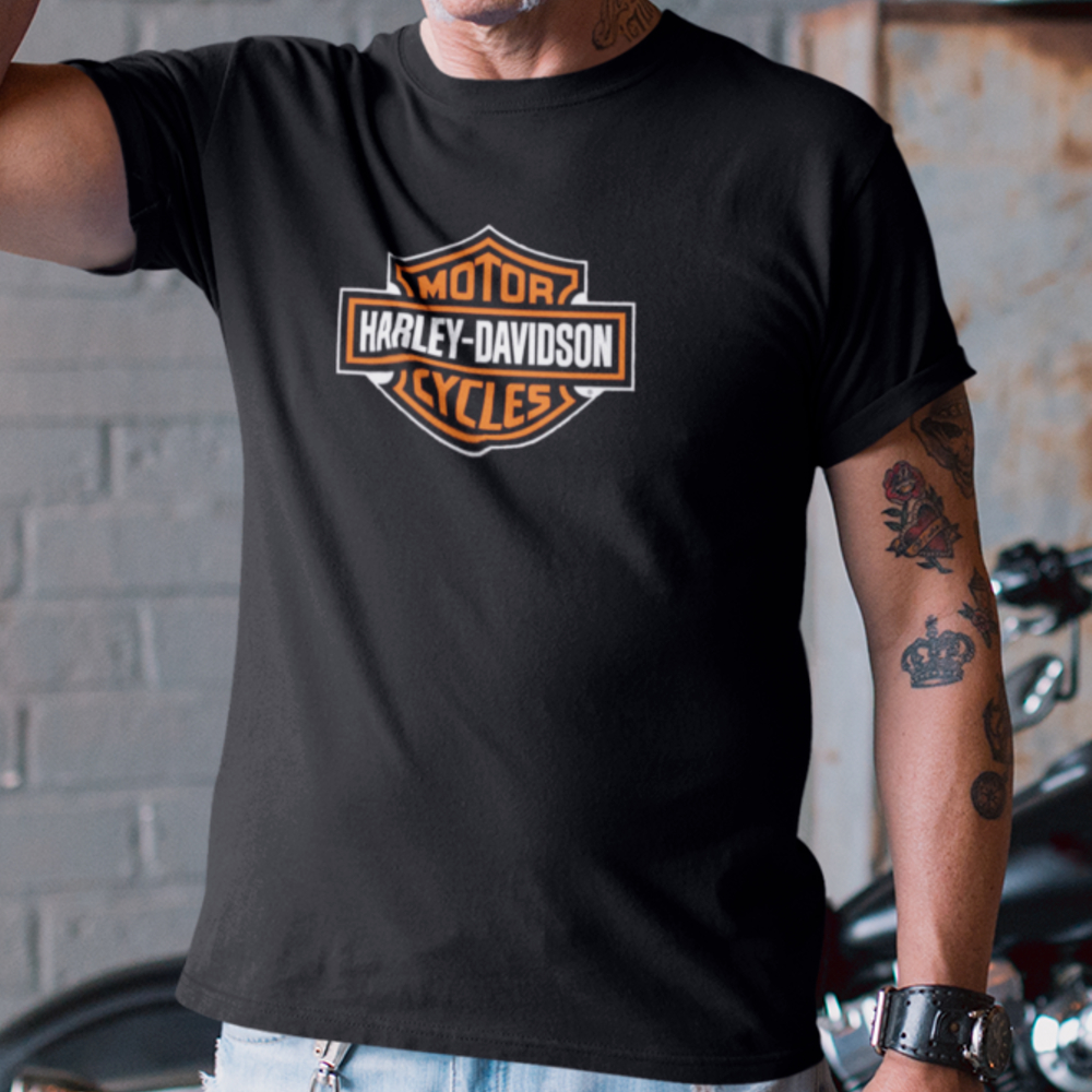 Camiseta Moto H D Unissex Algodão