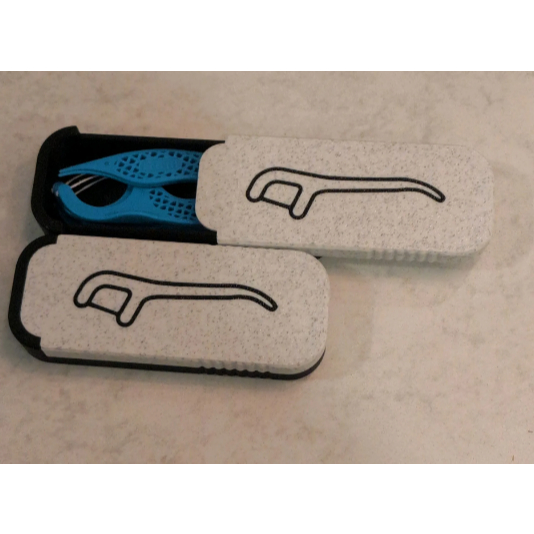 Porta Fio Dental com Cabinhos – Estojo de Viagem Compacto e Higiênico | Ideal para Levar na Bolsa ou Mochila