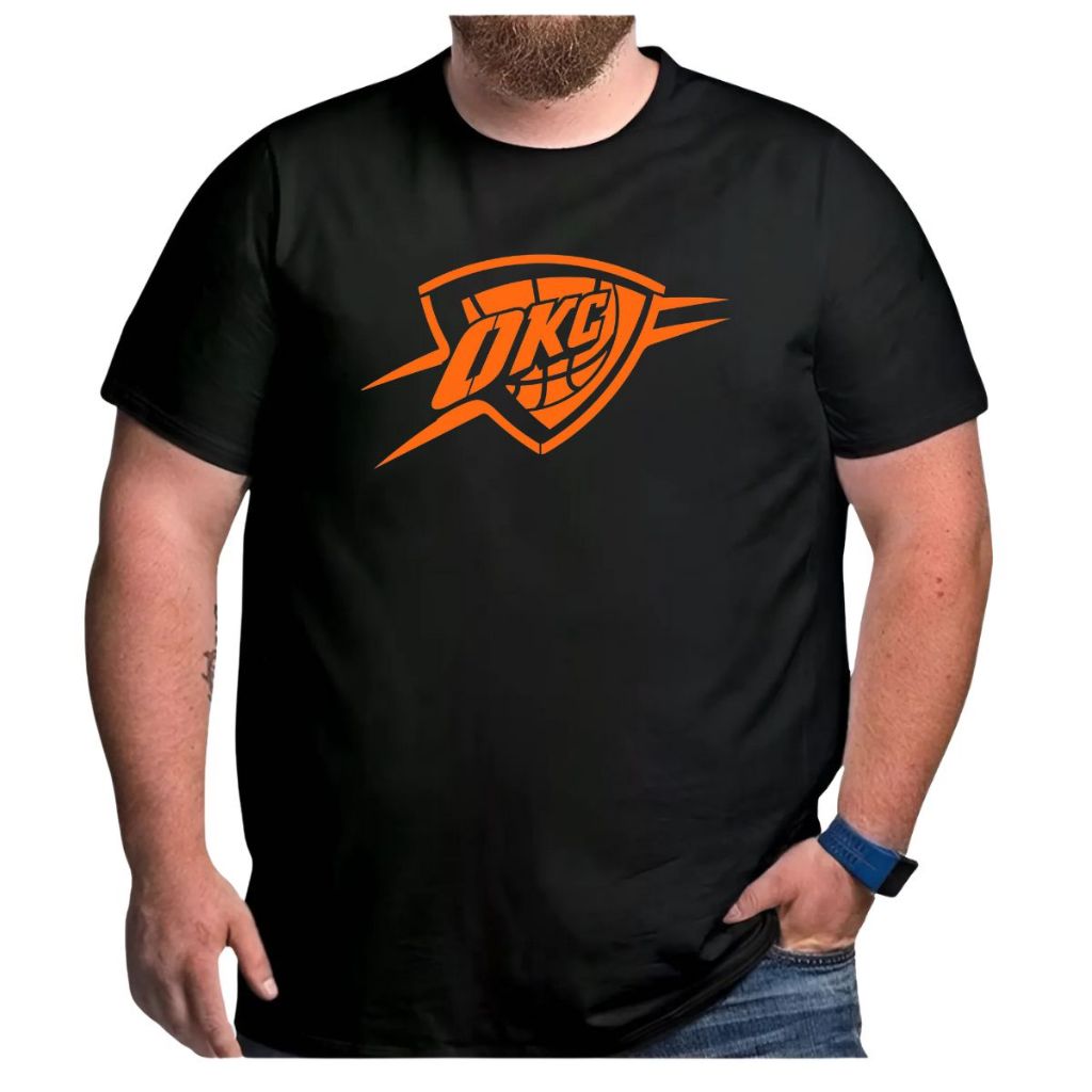 Camiseta Basquete Plus Size Okc Thunder Oklahoma Westbrook