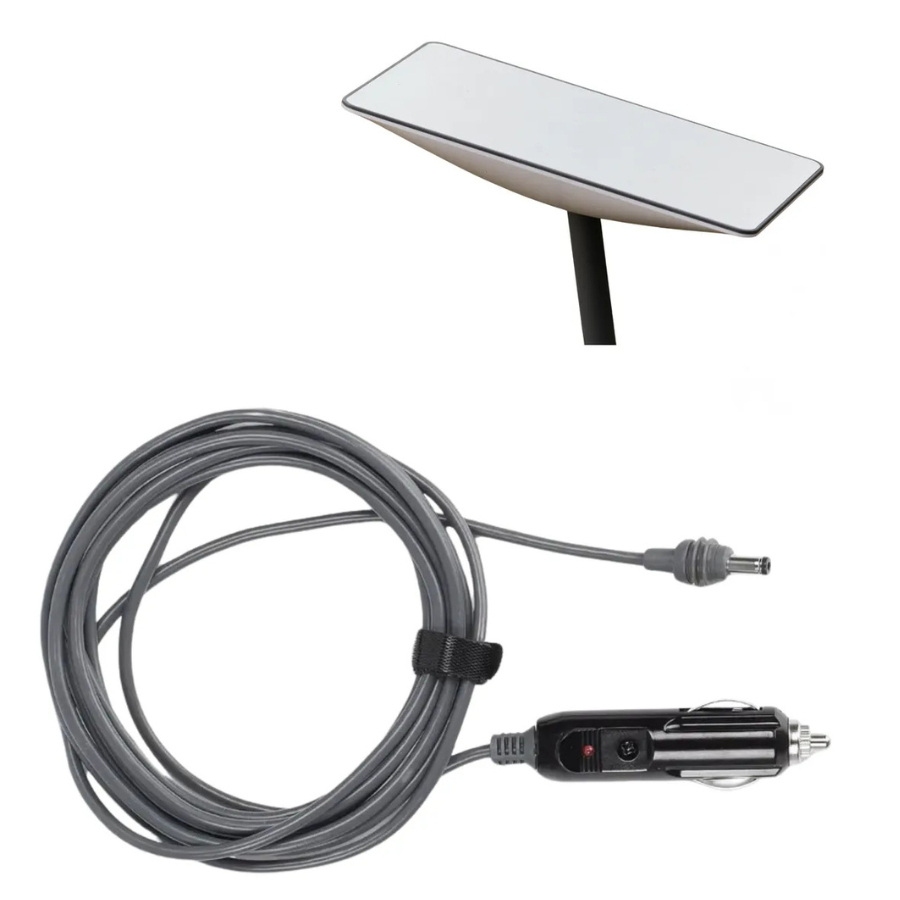 Cabo 12v/24v Carregamento Starlink Mini 2m Veicular Cinzeiro