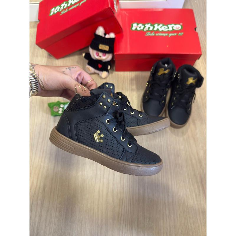 Bota Feminina Infantil Preta - Comprar com Melhor Preço em Botas