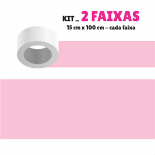 Kit com 2 Faixas Adesiva Border Faixa Adesiva Decoração Para Sala Quarto Infantil - ROSA AIFX16 em Oferta na Shopee
