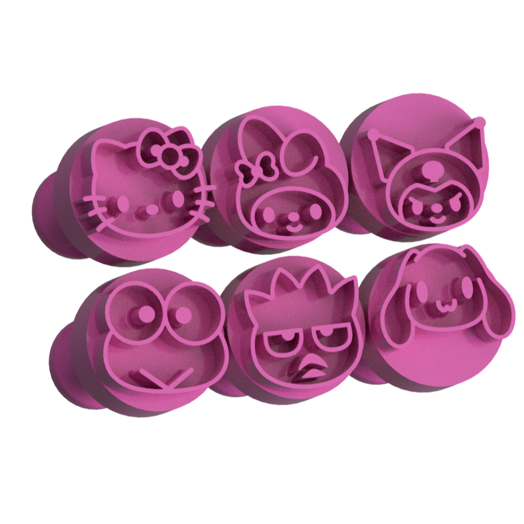 Carimbos para Doces Brigadeiro - Gatinha Japonesa 2