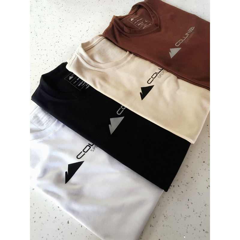 kit 4 Camiseta 100% algodão de alta densidade premium de alto padrão