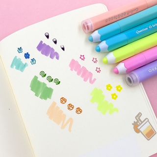 Kit Caneta Marca Texto 6 Cores Com Carimbo Neon Q-116 em Oferta na Shopee