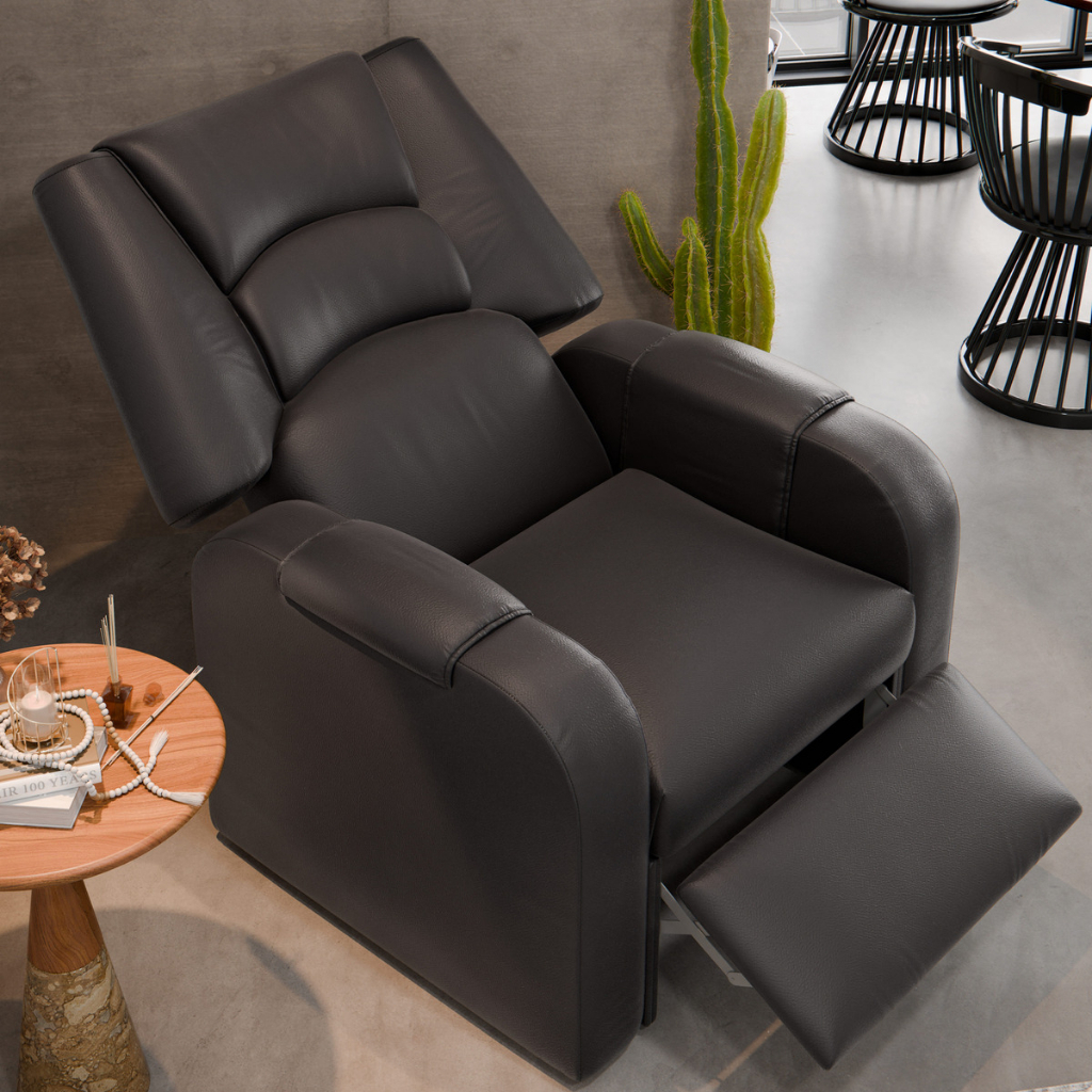 Poltrona Do Papai Dubai Com Encosto Reclinável e Retrátil Sala Estar Quarto - AV
