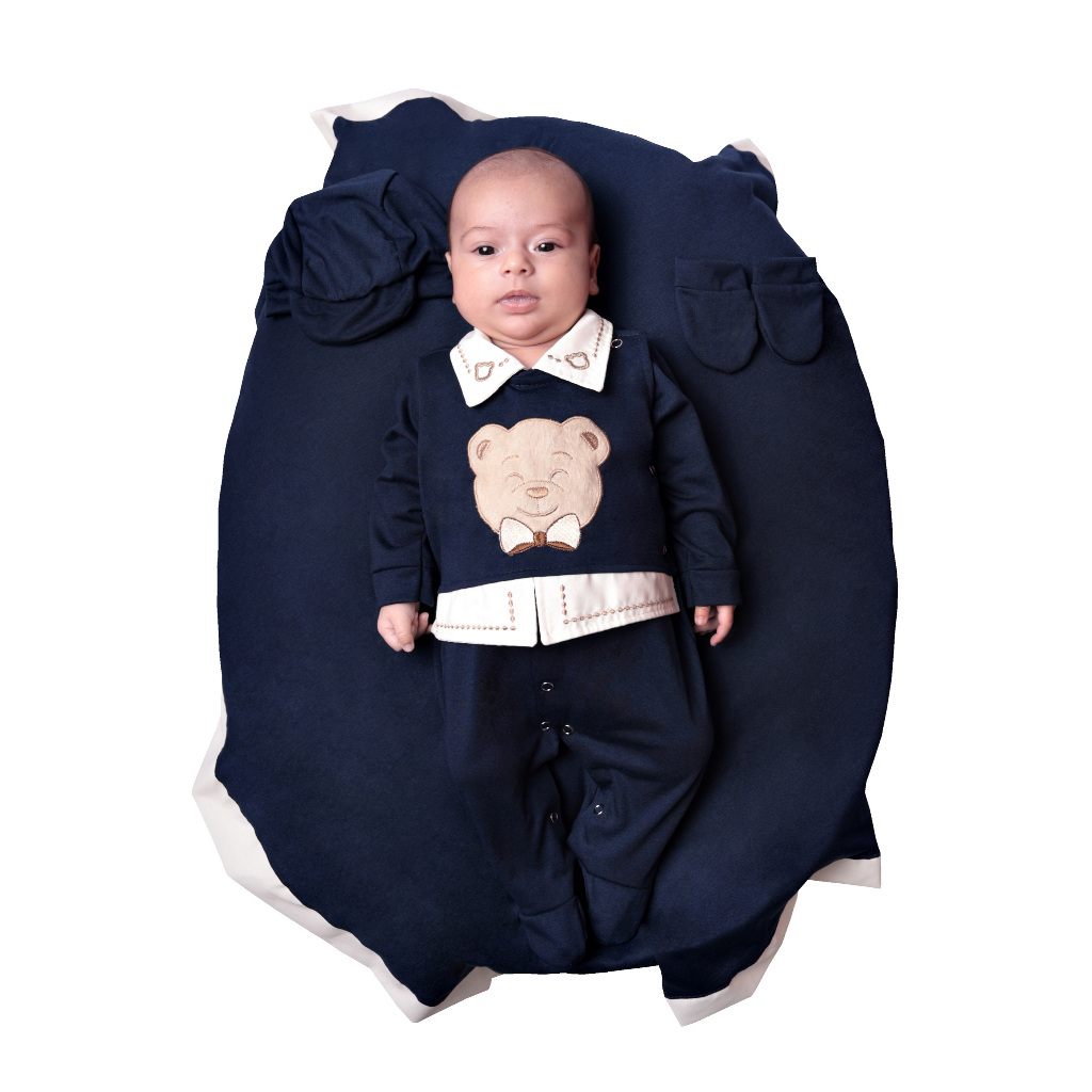Saída Maternidade Menino Noah 4 peças Roupas de Bebê