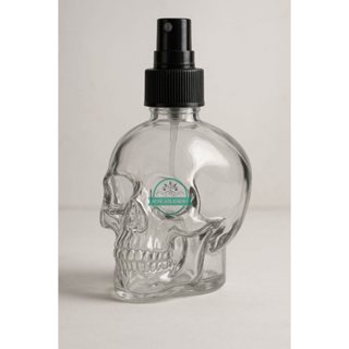 Frasco Vidro Caveira para Perfume, Aromatizador de Ambiente Spray e Varetas com Valvula em Oferta na Shopee
