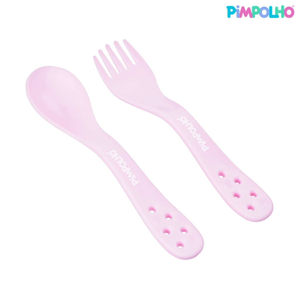 Kit Talher Infantil Com Estojo Pimpolho em Oferta na Shopee