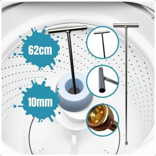 Chave T maquina de lavar 10mm Longa 62cm Retirar parafuso de Agitador Brastemp Eletrolux
