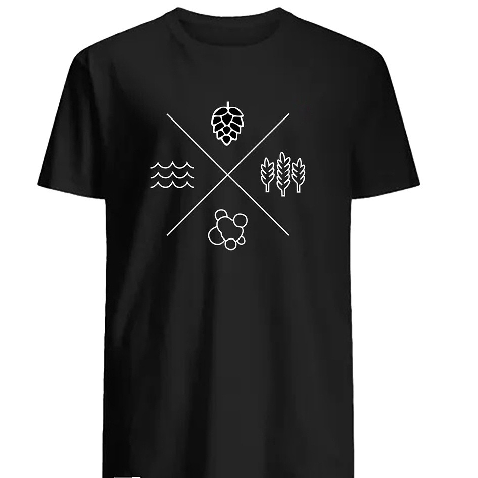 Camiseta Básica Engraçada Cerveja Artesanal IPA APA 100% Algodão de Qualidade