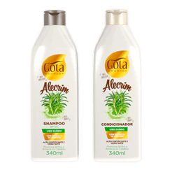 Shampoo e Condicionador Alecrim Gota Dourada - 340ml cada