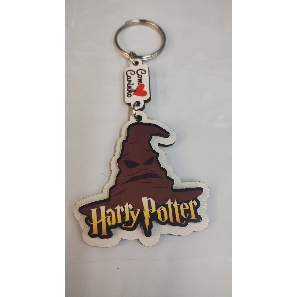 Chaveiro lembrancinha chapéu seletor Harry Potter para sua festa
