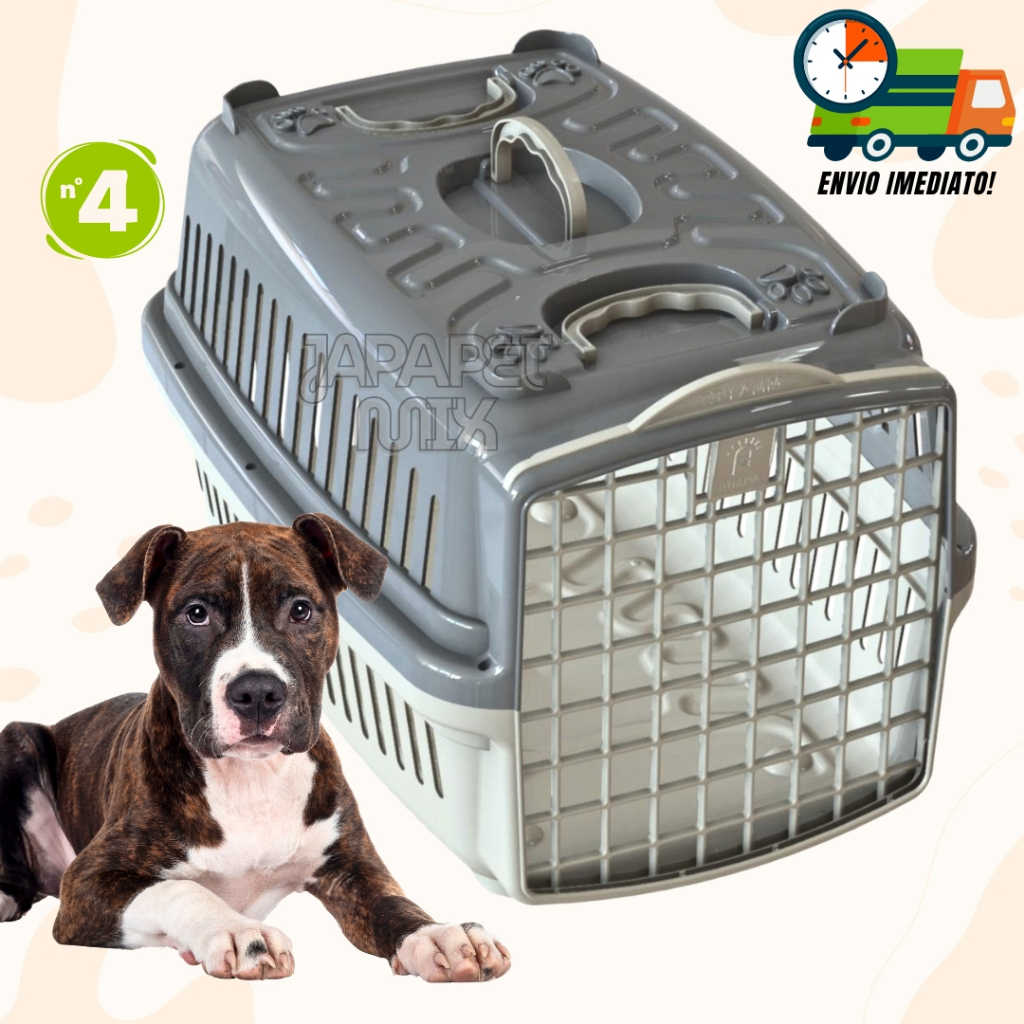 Caixa de Transporte Para Cães e Gatos Pets Até 18 Kilos N04 Resistente Promoção Envio Imediato em Oferta na Shopee