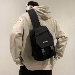Bolsa Mochila Masculina Feminina Grande De Peito Tiracolo Pochete Bolsa Impermeável Trans…
