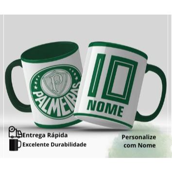Caneca personalizada - Time Palmeiras - Vários modelos para escolher em Oferta na Shopee