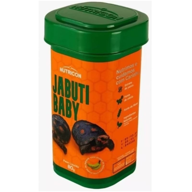 Ração Nutricon Baby 80gr Para Flhotes de Jabuti