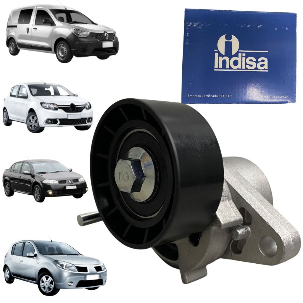 Tensor Correia Alternador Renault Duster Scenic Logan Kangoo Symbol Megane Clio Sandero 1.6 2.0 2001 Até 2017 em Oferta na Shopee