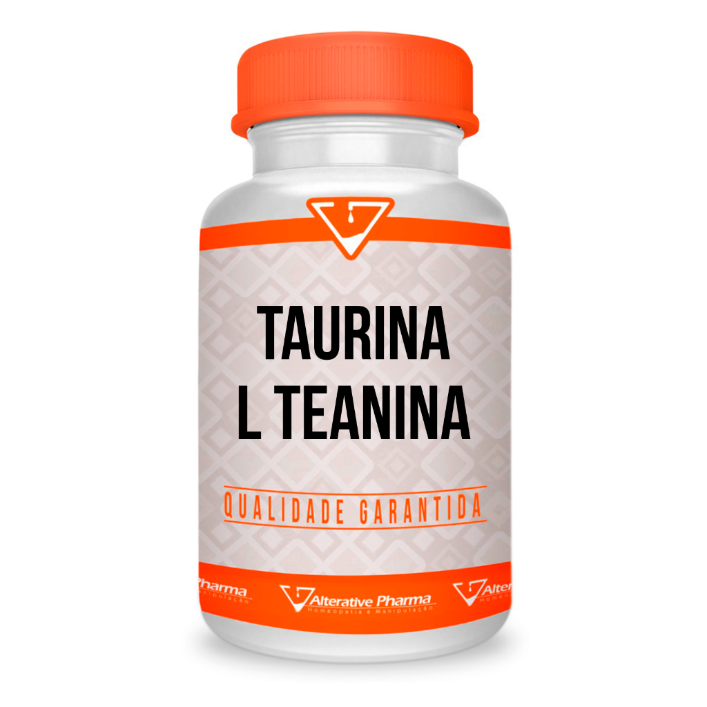 Taurina 500mg com L Teanina 100mg 120 cápsulas em Oferta na Shopee