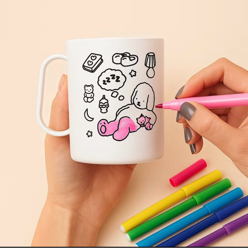 Caneca Infantil para Colorir: Onde Comprar | BuscaProdutos