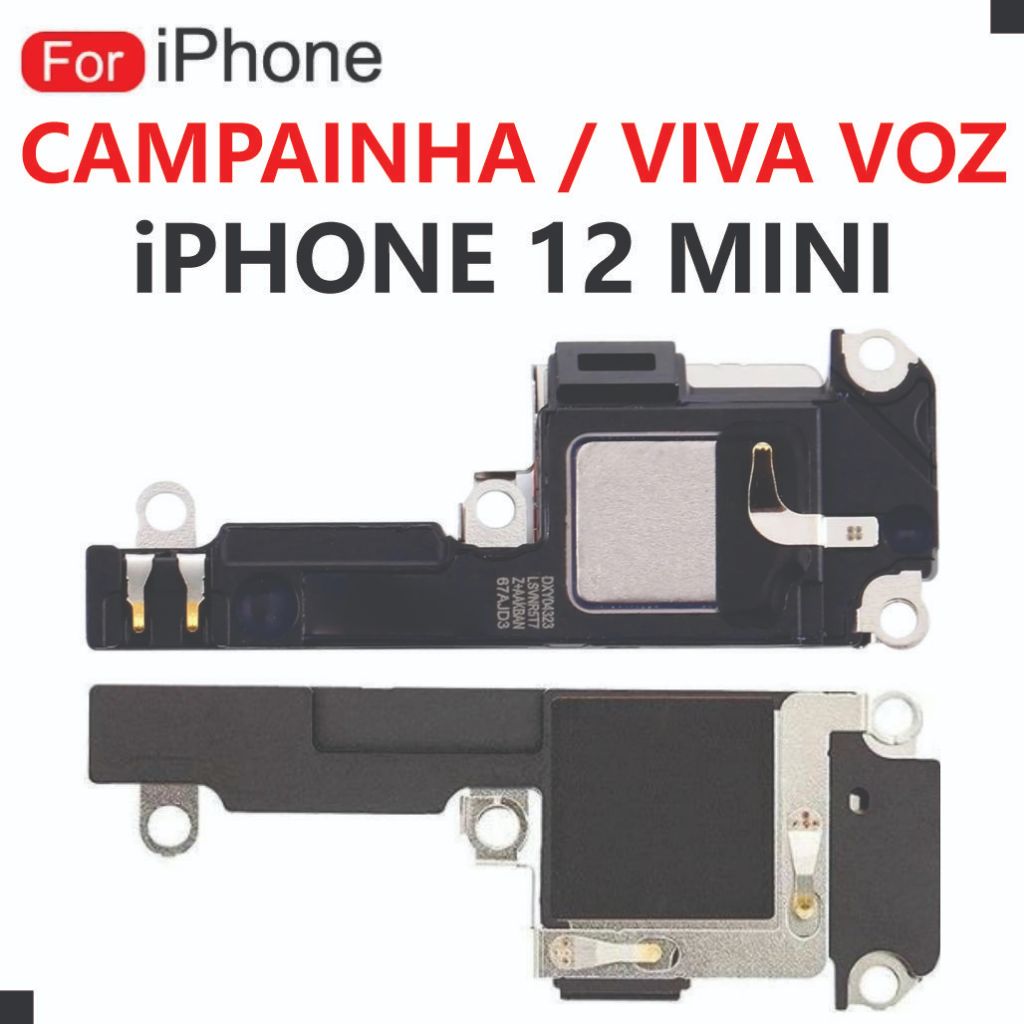 Alto Falante Campainha Viva Voz iPhone 12 12 MINI 12 PRO 12 PRO MAX