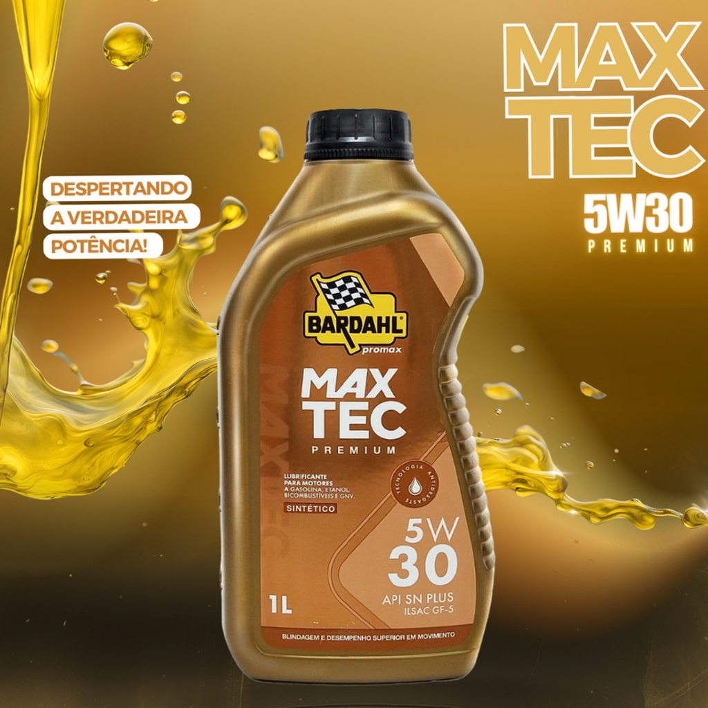 Óleo De Motor 5w30 Fuel Economy Sintético 1l Bardahl Promax API SN