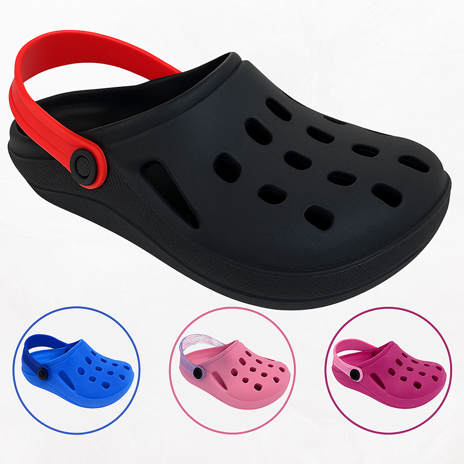 Sandália Babuche Infantil Feminina Masculina Confortável Correia Ajustável Antiderrapante Macia em Oferta na Shopee