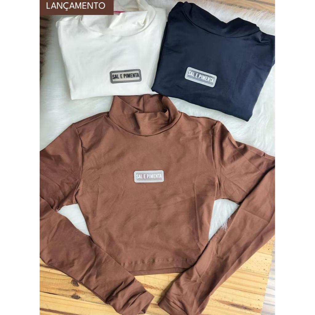 Cropped Sal e Pimenta Manga Longa: Onde Comprar | BuscaProdutos