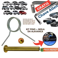 Reparo da Alavanca Mola com Pino VW Gol Voyage Saveiro G5 G6 G7 Fox Polo + Grátis Chave Allen TOP