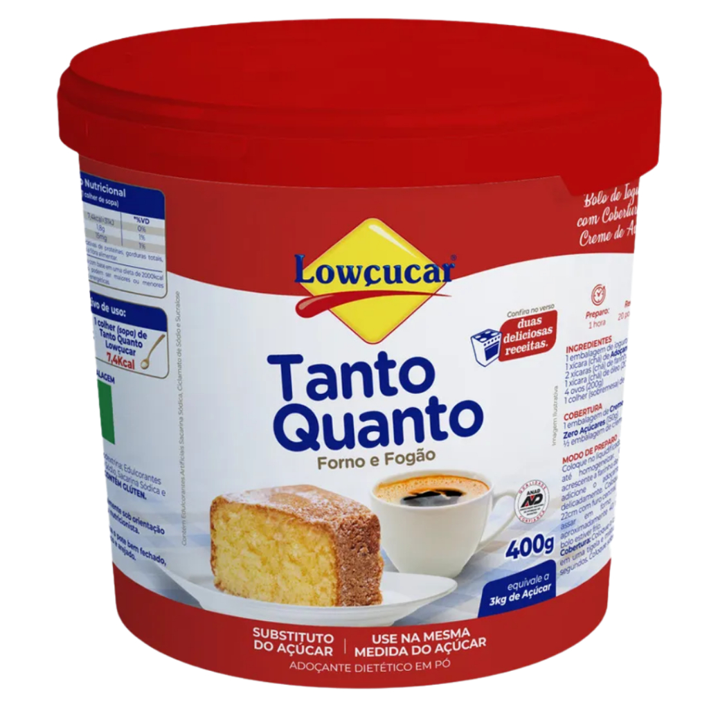 Adoçante Tanto Quanto Forno e Fogão 400g - Lightsweet