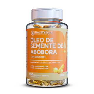 Óleo De Semente De Abóbora - 120 Capsulas 1000mg em Oferta na Shopee