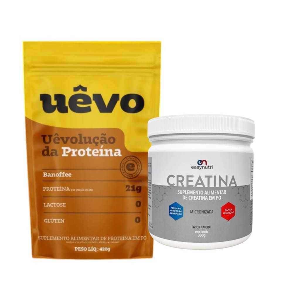 Albumina Uevo 420g + Creatina Easy nutri