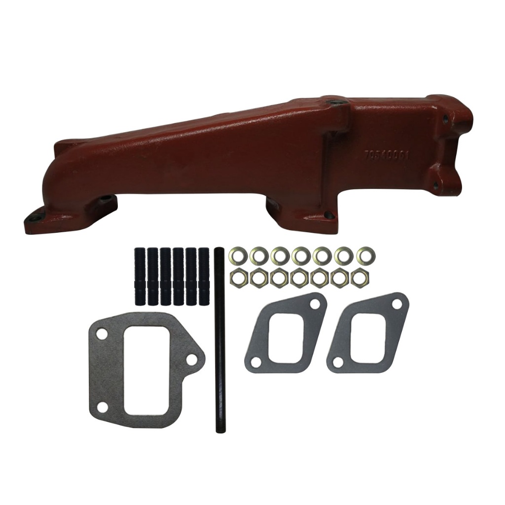 Coletor Tubagem Escapamento Trator Massey Ferguson 265 / 275 / 283 / 290 / - 610 Motor Aspirado - Jogo