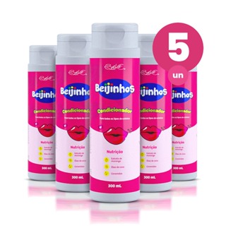 Kit 5 Condicionador Hidratante Beijinhos 300ml Belkit em Oferta na Shopee