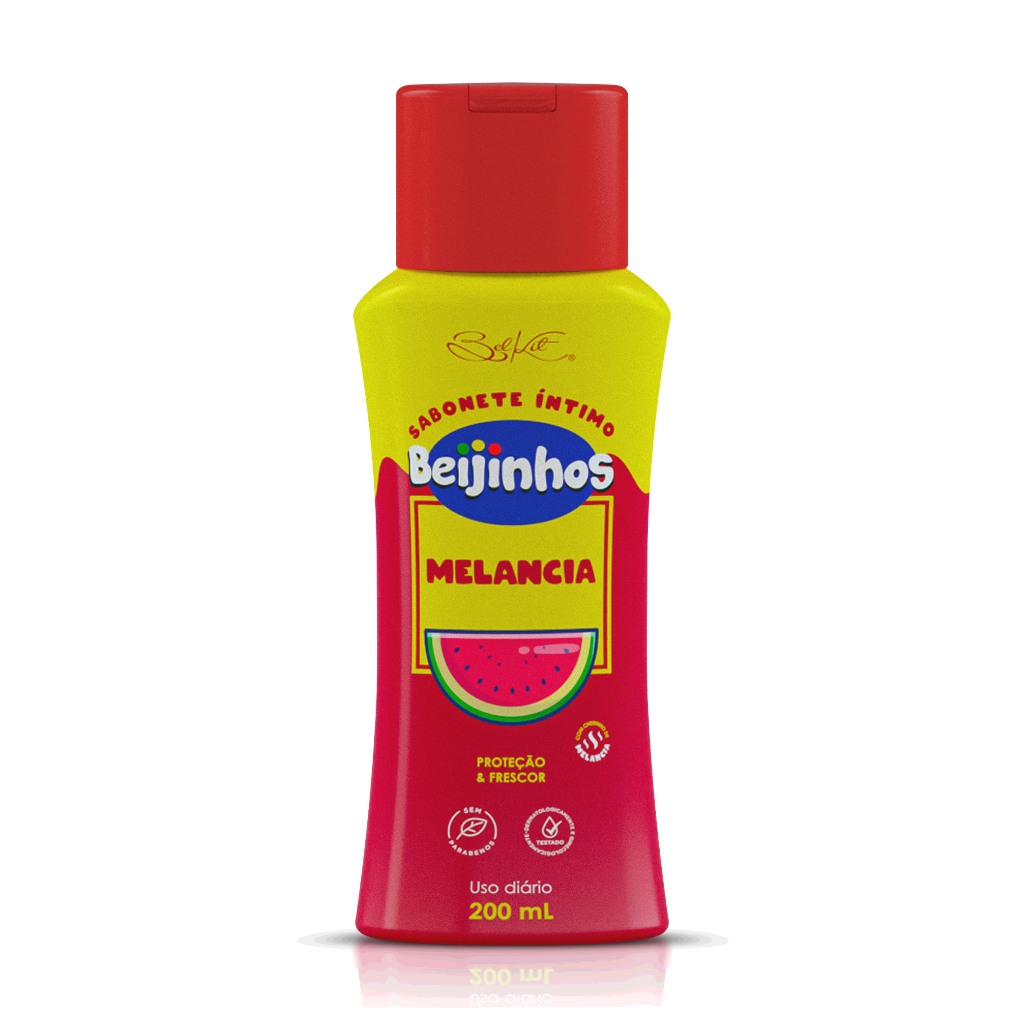 Sabonete Íntimo Beijinhos Proteção Melancia Controle de PH 200ml Belkit em Oferta na Shopee
