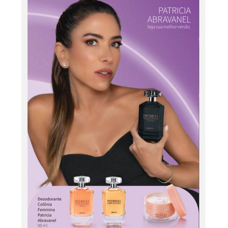 Jequiti Perfume Rebeca Abravanel 25ml - Perfume Patrícia Abravanel 25ml - Perfume Patrícia Abravanel Intenso 90ml