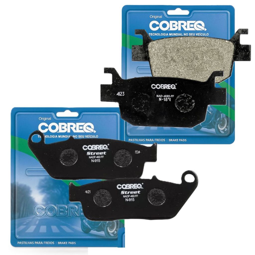 Kit Pastilhas de Freio Sh 150i / Sh 300i Cobreq em Oferta na Shopee